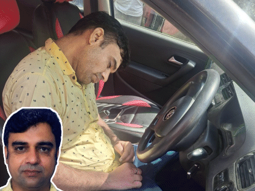 कार में सो रहे रेजिडेंट-डॉक्टर की दम घुटने से मौत:पेट्रोल खत्म होने पर बंद हुआ AC; शीशा तोड़कर निकाला शव