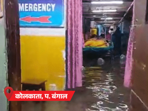 कोलकाता-जयपुर में तेज बारिश, सड़कें डूबीं:अस्पताल-दुकानों में पानी घुसा; MP के इंदौर के 15 पर्यटन स्थल बंद, यूपी और बिहार में हीटवेव