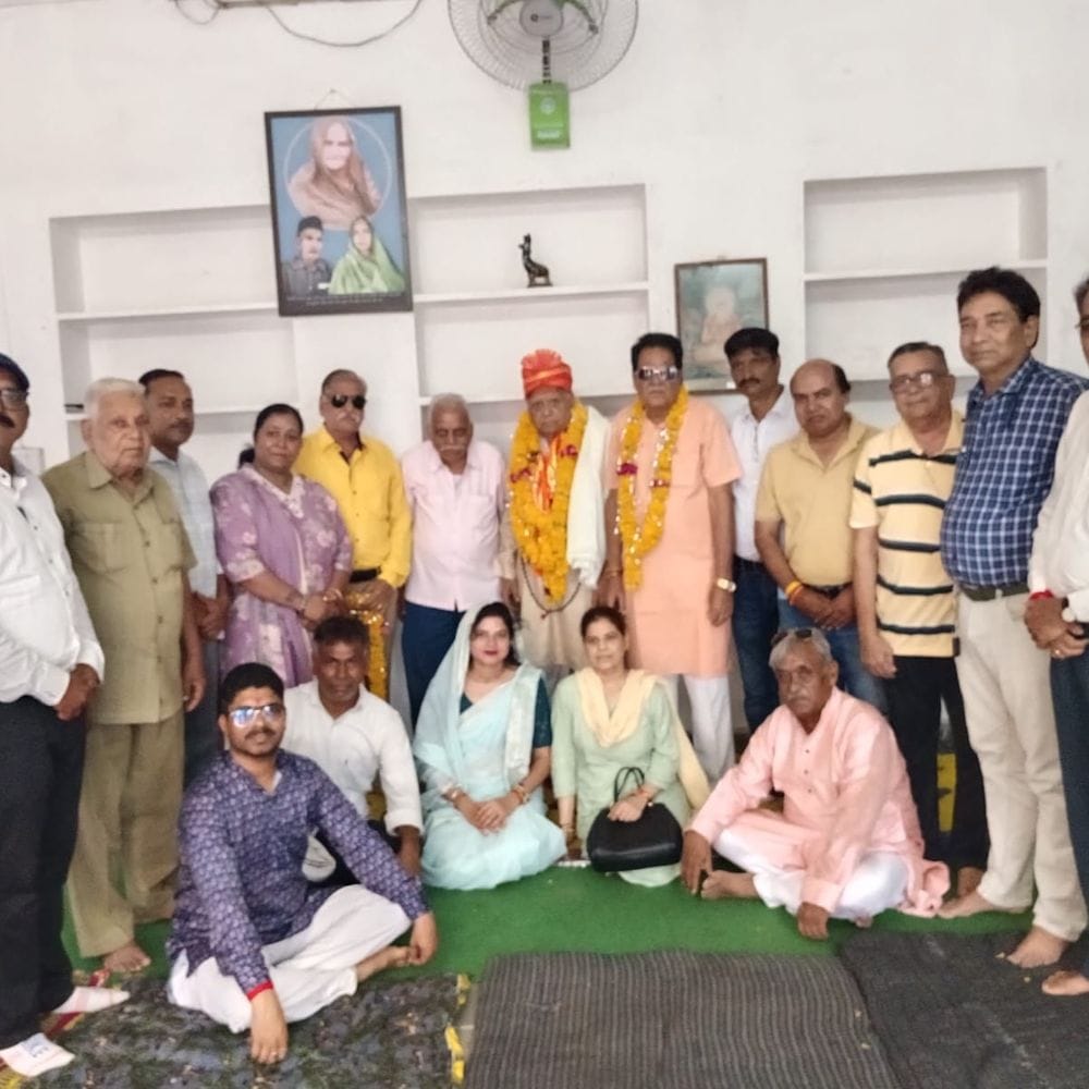 गुर्जर गौड़ ब्राह्मण समाज नवनियुक्त अध्यक्ष का भव्य स्वागत:समाज हित में कार्य करने का लिया संकल्प