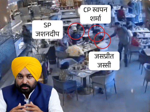 पंजाब CM वायरल VIDEO विवाद में 3 नए खुलासे:सीक्रेट मीटिंग की फुटेज, CP-SP के रूम बिल, वॉट्सऐप चैट सामने आई; मान बोले- BJP खुद फंसी