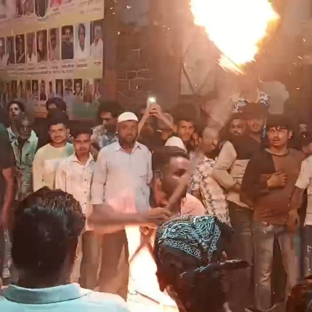 शहादत की रात पाली में गूंजा 'या हुसैन':अखाड़ों के हैरतअंगेज करतब दिखाए, आज शहर में निकलेगा ताजिया का जुलूस
