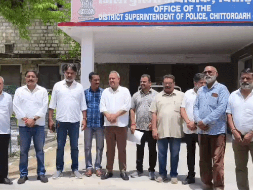 सरलाई जमीन विवाद में सामने आया दूसरा पक्ष:जमीनी विवाद में राजपूत समाज को घसीटने का आरोप, एसपी से की शिकायत