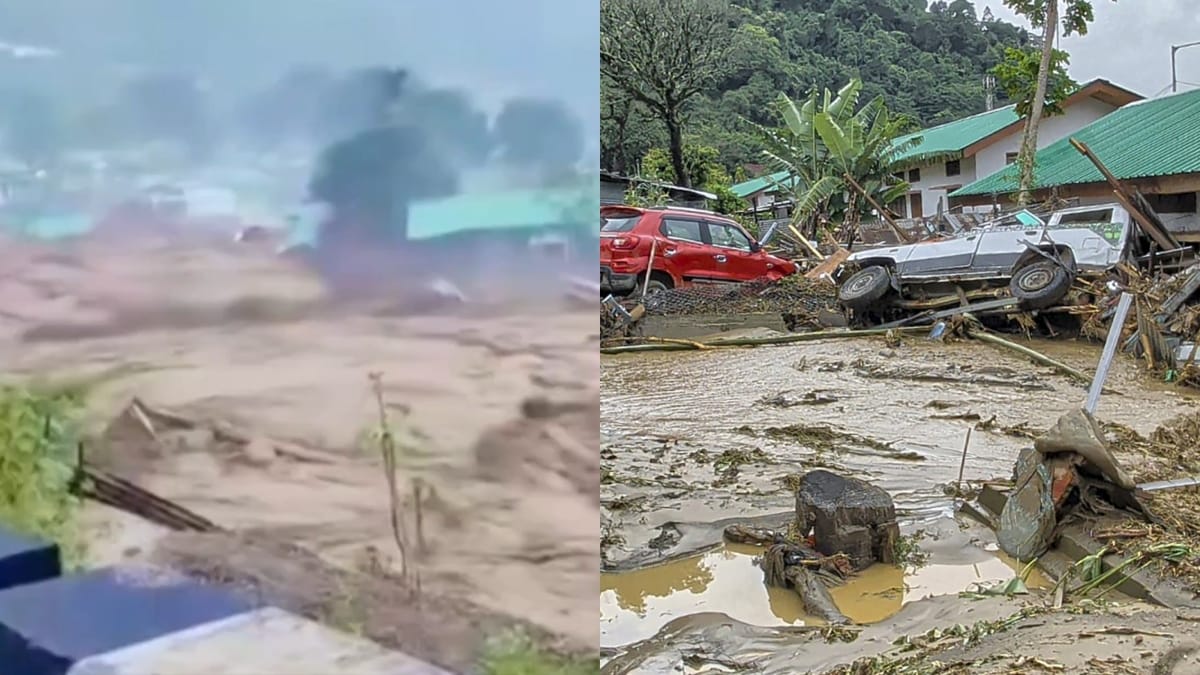 VIDEO: अरुणाचल में भारी बारिश से आई बाढ़ ने मचाई तबाही, डूबे कई गांव, हाईवे पुल बहा