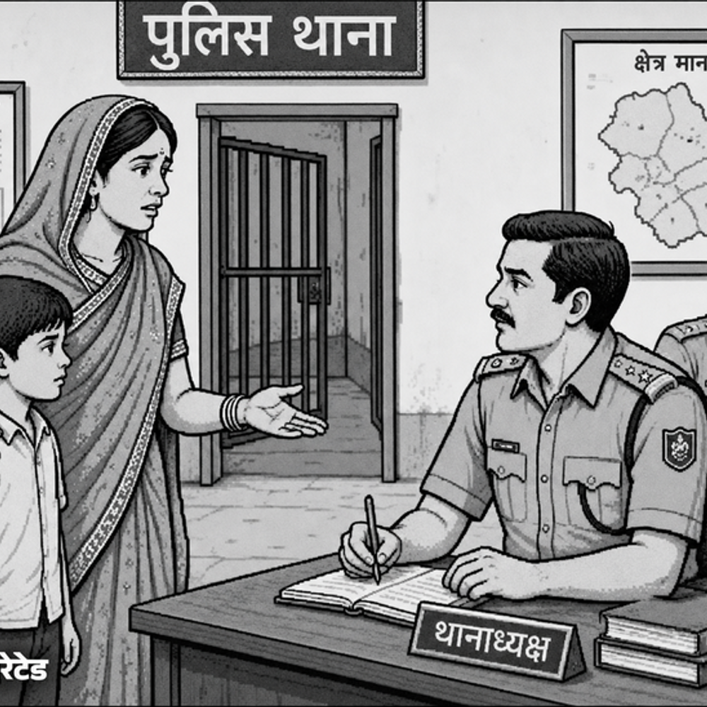 CI पर महिला ने रेप का आरोप लगाया, लाइन हाजिर:बेटे के एक्सीडेंट मामले में जान-पहचान हुई थी; पुलिस अधिकारी बोला- लग्जरी लाइफ की शौकीन, ब्लैकमेल कर रही