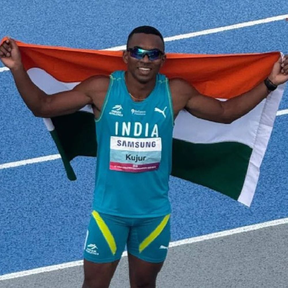 अनिमेष विदेश में सबसे तेज 100 मीटर दौड़ने वाले भारतीय:10.14 सेकेंड में रेस पूरी की; जर्मनी में अपने रिकार्ड को बेहतर किया
