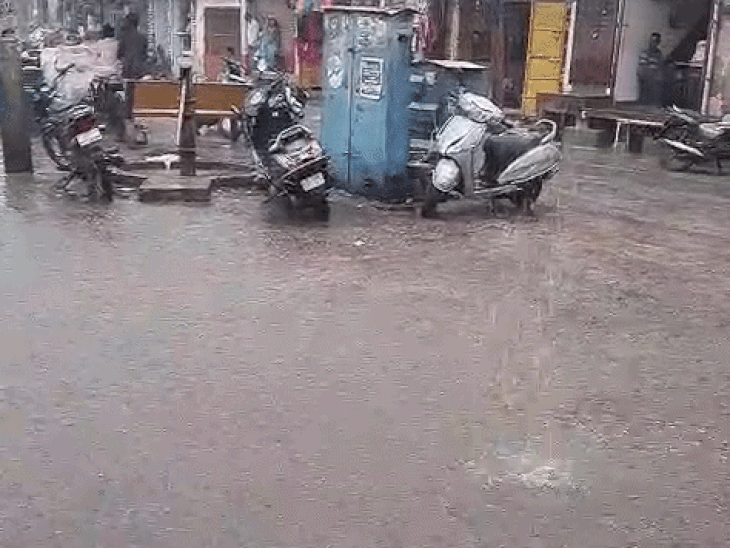 उदयपुर में कई जगह बारिश; कल आ सकता मानसून:गिर्वा से लेकर ऋषभदेव, छाणी और बावलवाड़ा में अच्छी बारिश