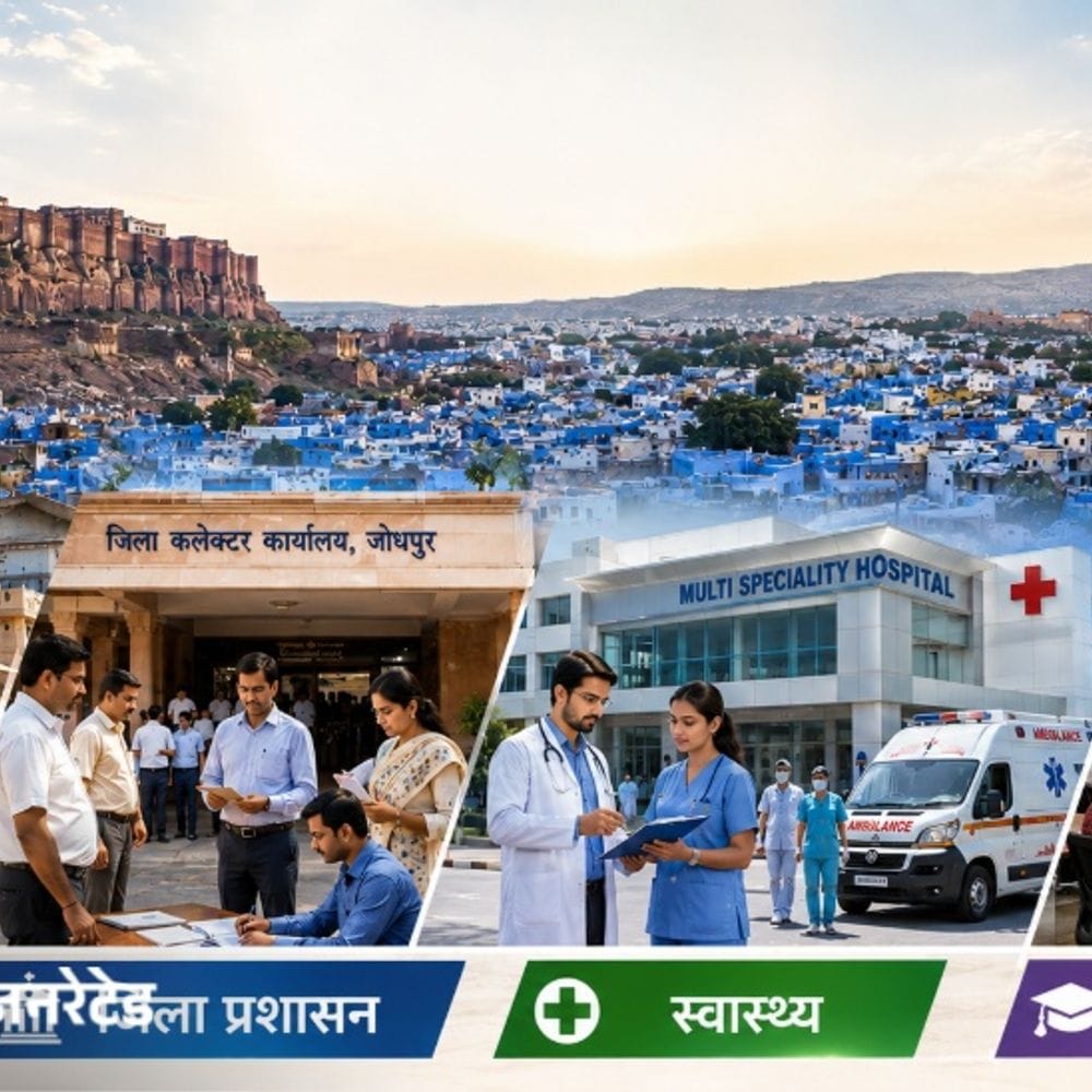 कर्मचारियों ने किया प्रदर्शन, 33 दिन में बने 692 पट्टे:एम्स के पीडियाट्रिक सर्जरी डिपार्टमेंट में 250 से ज्यादा ऑपरेशन; पढ़ें शहर की प्रमुख खबरें