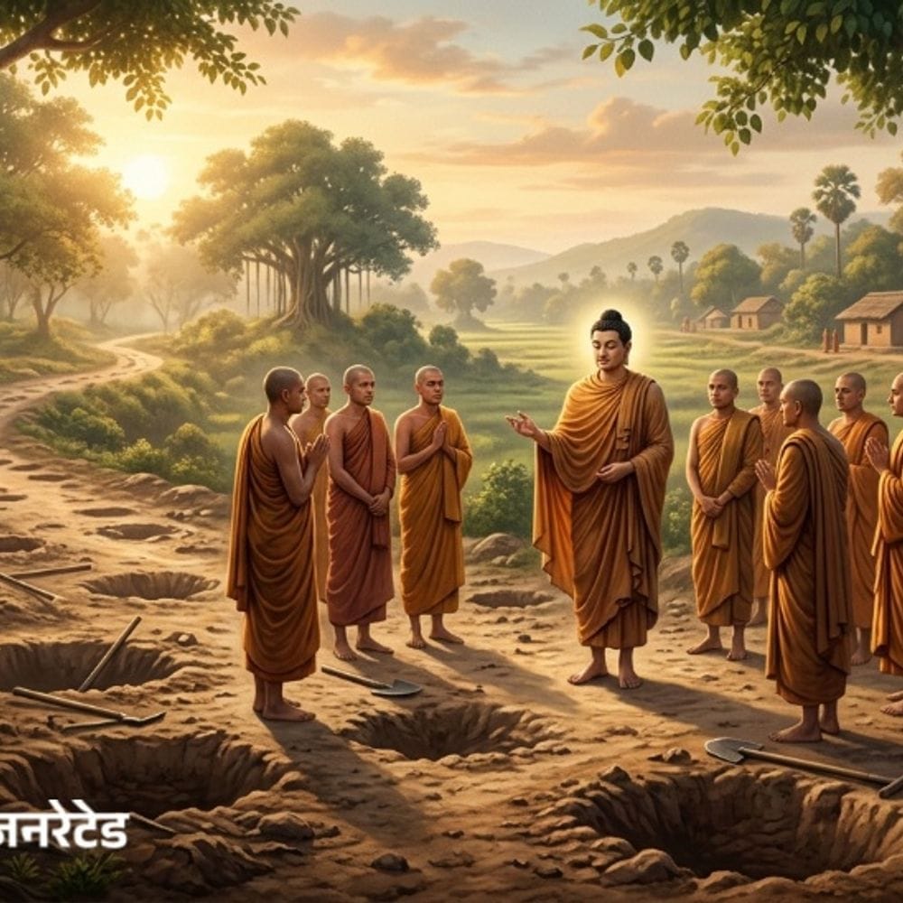 गौतम बुद्ध की शिष्यों को सीख:जल्दबाजी अच्छे परिणामों को भी खराब कर देती है, धैर्य के साथ मेहनत करेंगे, तो सफलता जरूर मिलेगी