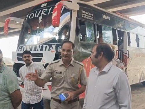 जजेज ने जांची लग्जरी बसें, 6बसें सीज, 16 के चालान:बस अग्निकांड की घटनाओं के बाद रालसा चला रहा अभियान