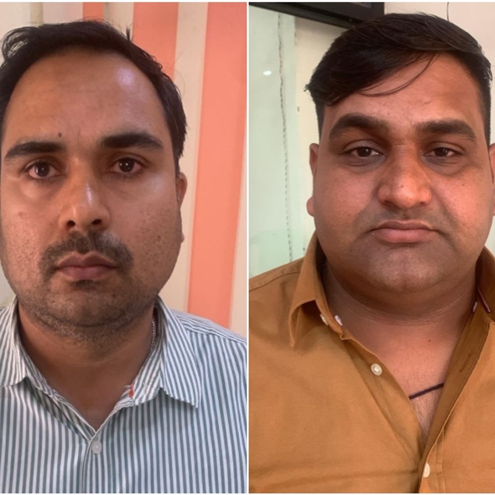 जयपुर में मैरिज रजिस्ट्रार-कर्मचारी को घूस लेते किया गिरफ्तार:शादी रजिस्ट्रेशन की एवज में मांगी रिश्वत; साढ़े 12 हजार रुपए लेते पकड़ा