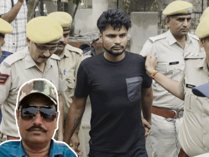 डकैत जगन गुर्जर की हत्या करने वाला विष्णु जाट गिरफ्तार:बोला- वह मुझसे कपड़े धुलवाता था, कमेंट भी करता था; झगड़े के कारण मार डाला
