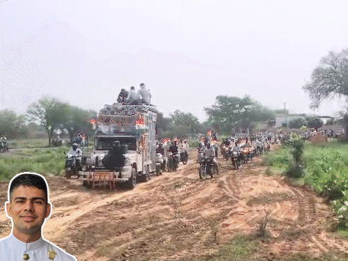 नेवी के जवान का शव देख पत्नी बेसुध:बोलीं-बेटी बुला रही है लौट आओ; 3 KM तक तिरंगा यात्रा निकाली गई, आज ही था जन्मदिन