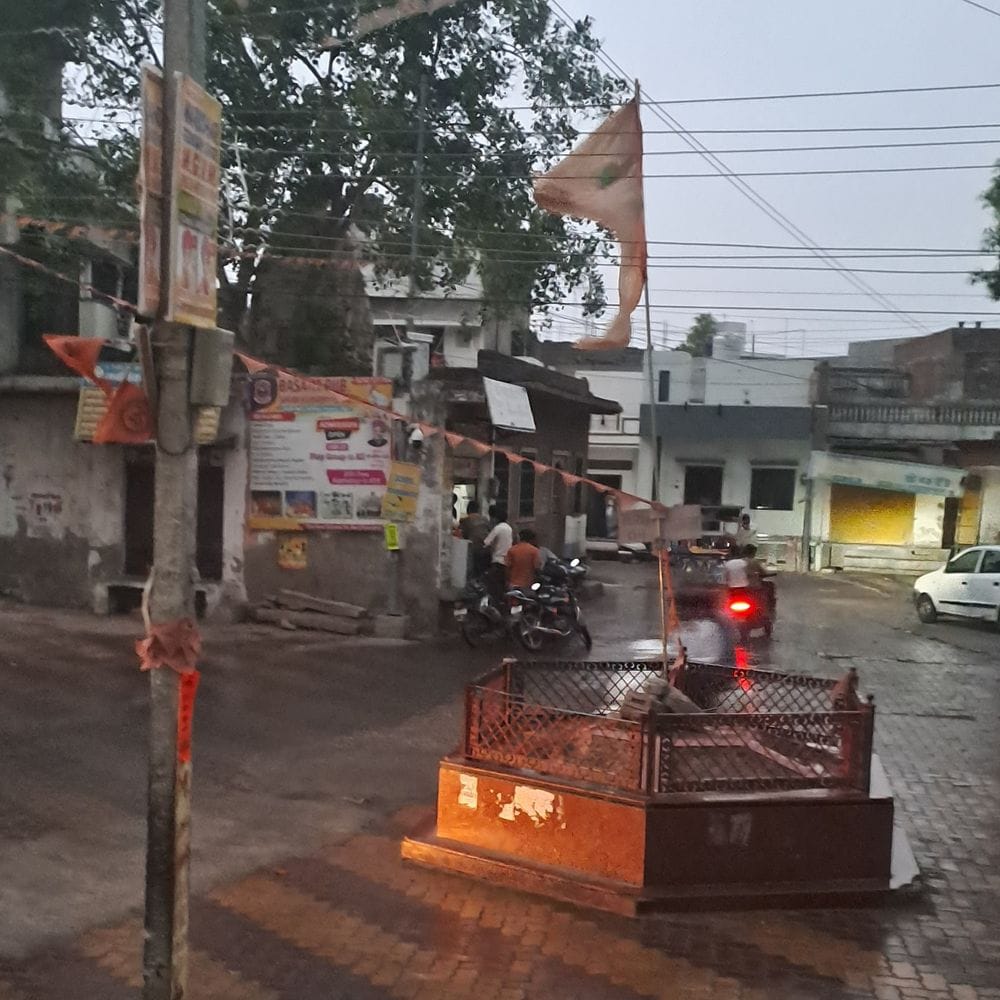 पाली में शाम को हुई बरसात:शहरवासियों को उमस भरी गर्मी से मिली कुछ राहत