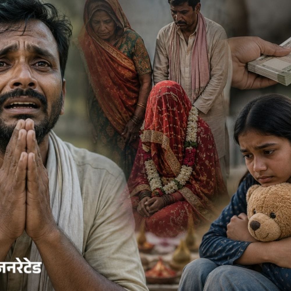 पिता बोले-मेरी बेटी का बाल विवाह रुकवा दो:मेरे ससुराल और घरवालों ने 4.50 लाख में बेच दिया; पुलिस ने परिवार को किया पाबंद