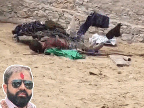 पूर्व सरपंच के भाई की संदिग्ध स्थिति में मौत:आरोप- नशीला पदार्थ देकर की हत्या; अजमेर के जेएलएन अस्पताल में जुटे लोग