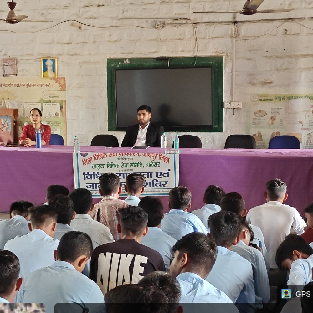 बालेसर की स्कूलों में छात्रों के नशे के दुष्प्रभाव बताए:'नशे को ना कहो, अपने सपनों को हां' थीम पर दी जानकारी
