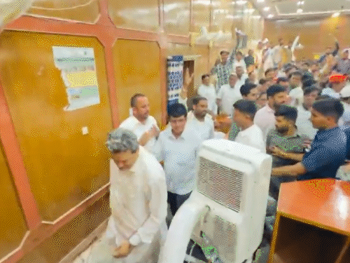 मंत्री की जनसुनवाई में भाजपा कार्यकर्ताओं का हंगामा:विधायक को नहीं बुलाने पर की नारेबाजी; गोदारा ने गलती मानी, बोले- आगे से मिलकर काम करेंगे