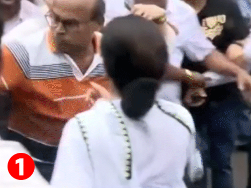 ममता ने घर के बाहर 3 लोगों को थप्पड़ मारा:TMC की रैली में BJP कार्यकर्ताओं ने अंडे फेंके, तो नाराज हुईं