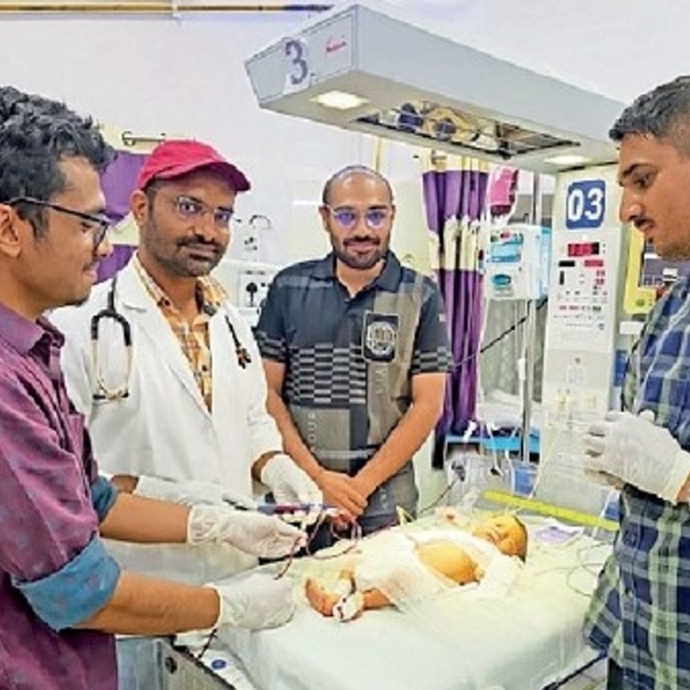 मां-बेटी का ब्लड ग्रुप नहीं मिला, पूरा खून बदलकर बचाया:जन्म के कुछ घंटे बाद बढ़ा पीलिया, 9 दिन बाद स्वस्थ होकर घर लौटी
