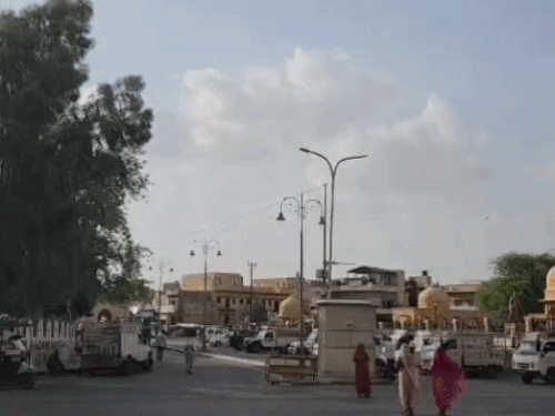 मानसून सीजन में राजस्थान में जैसलमेर सबसे गर्म:पारा 44.5 डिग्री पहुंचा; धूलभरी आंधी और बादलों की आवाजाही जारी