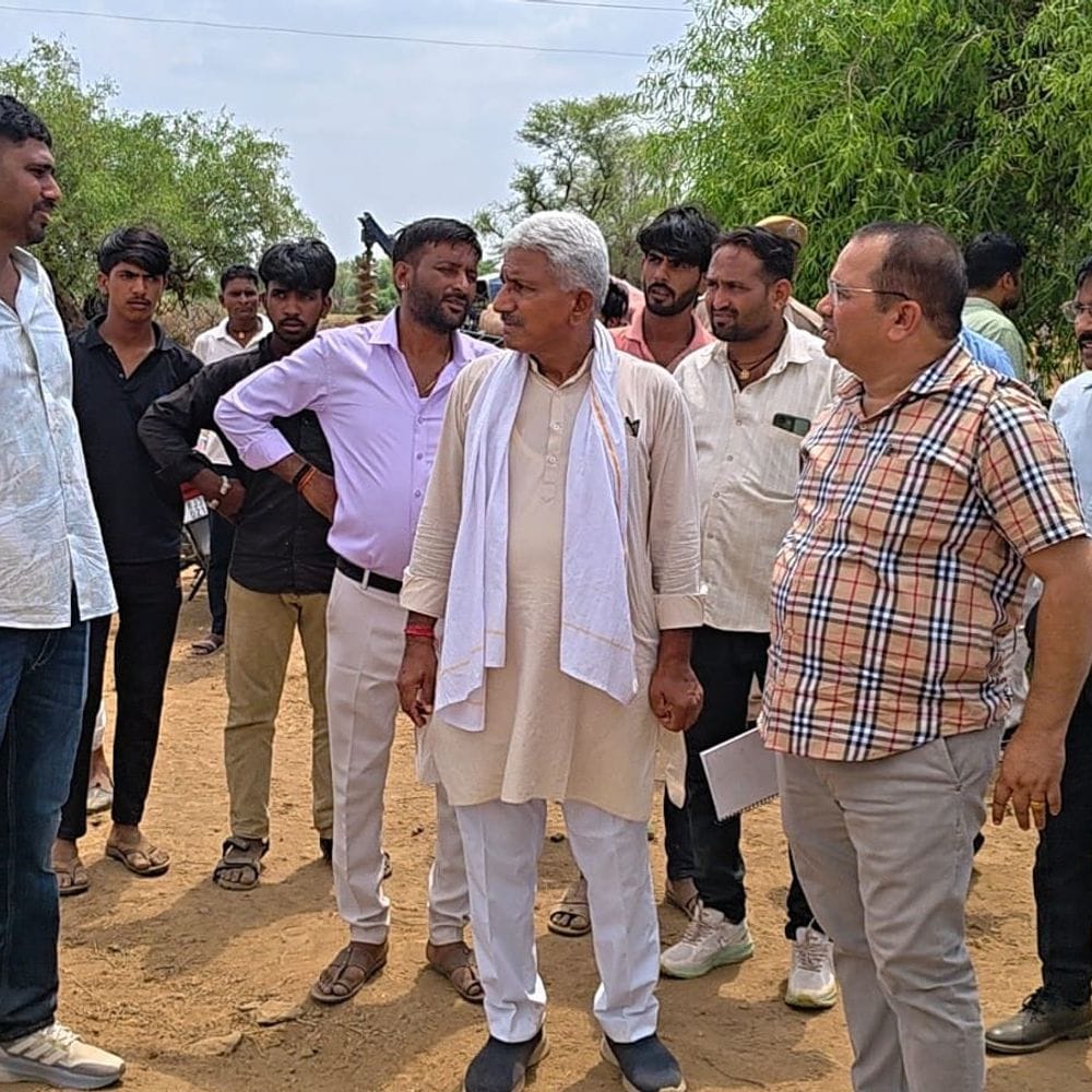 मुख्यमंत्री भजनलाल का देवमाली दौरा कल, तैयारियां तेज:विधायक कानावत व अधिकारियों ने कार्यक्रम स्थल का किया निरीक्षण