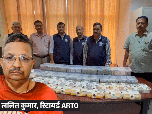 यूपी में रिटायर्ड ARTO के घर 13kg सोना,9kg चांदी मिली:विजिलेंस के छापे में हीरे भी मिले; दीवारों-पैकेटों में छिपाया था 1.62 करोड़ कैश