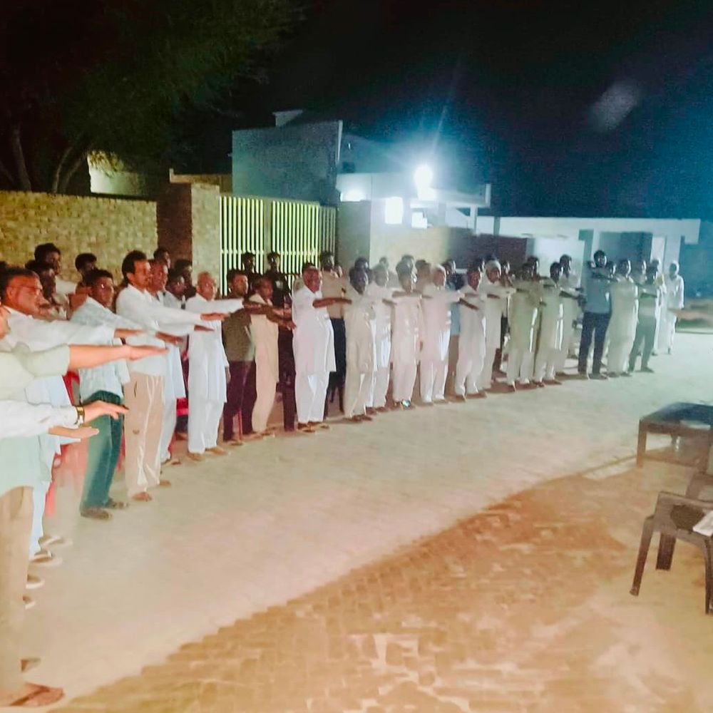 रात्रि चौपाल में नशामुक्ति का दिया संदेश:छानी बड़ी, दौलतांवाली में महिला सुरक्षा, साइबर अपराध पर किया जागरूक
