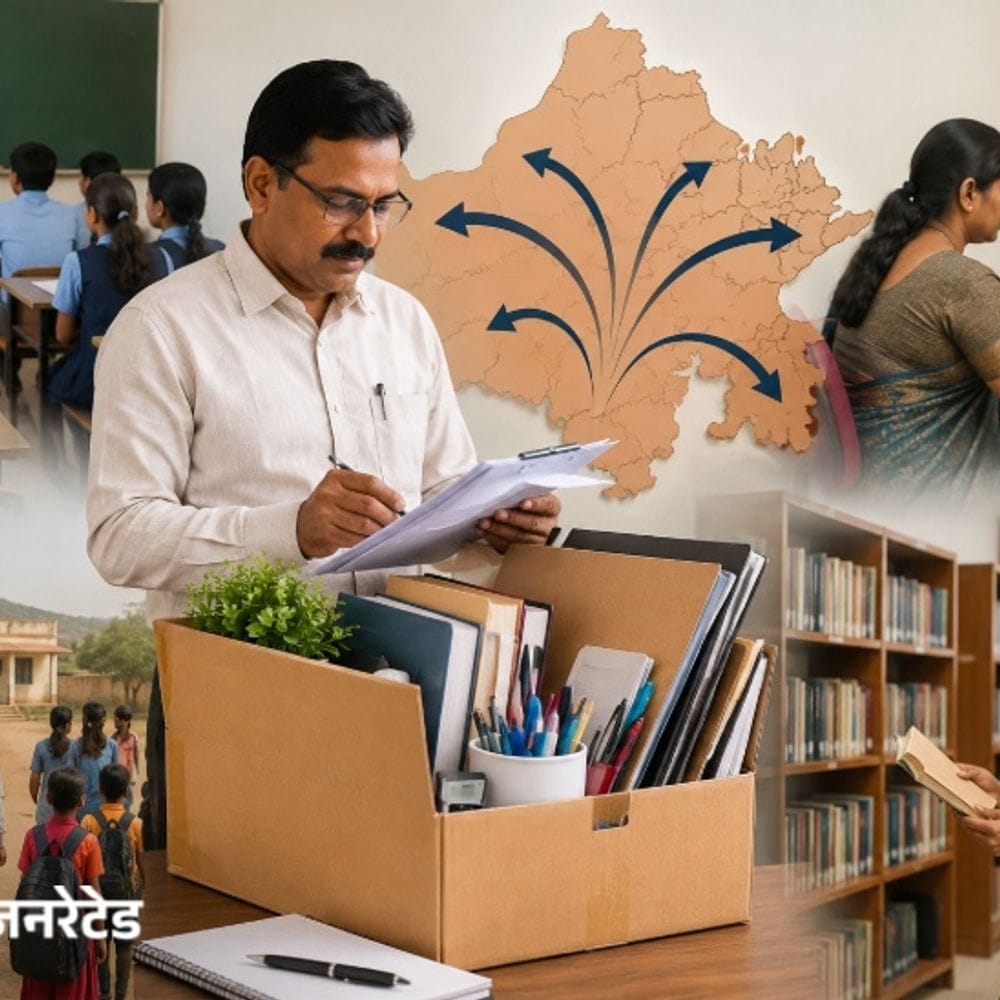 शिक्षा विभाग में 7 हजार से ज्यादा अफसर-कर्मचारियों के ट्रांसफर:सबसे ज्यादा ग्रेड सेकेंड टीचर्स के तबादले, कम्प्यूटर इंस्ट्रक्टर का पहली बार संभाग बदला