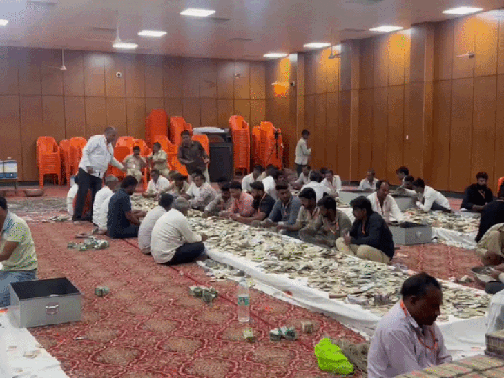 श्रीसांवलियाजी के भंडार से अब तक निकले 16.60 करोड़ रुपए:नोटों और सोने-चांदी की गिनती बाकी, कल भी होगी काउंटिंग