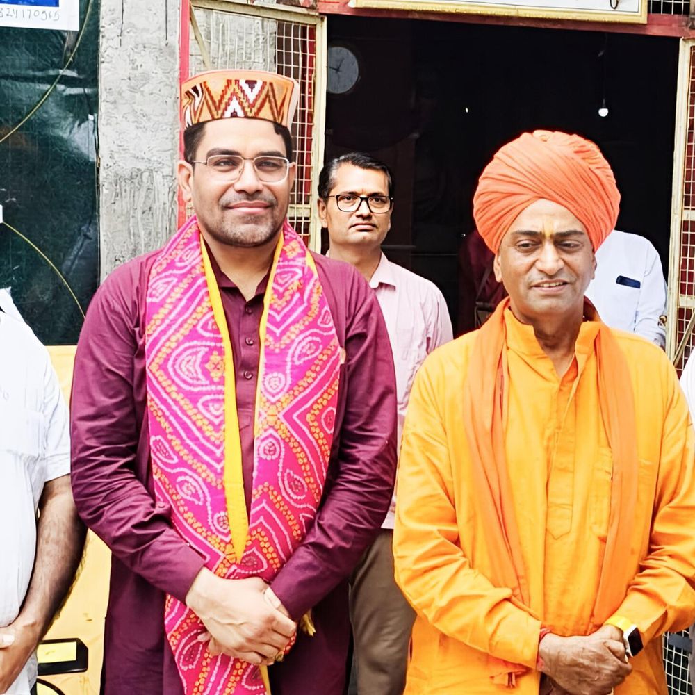 सद्गुरु आश्रम में महंत प्रताप पुरी का स्वागत, सनातन संस्कृति पर मंथन