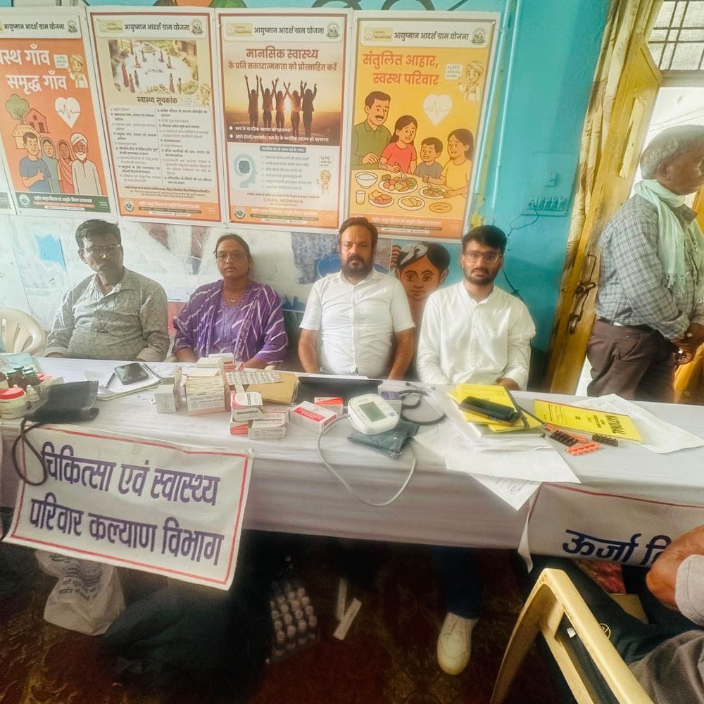 सलूंबर के देवपुरा में 80 ग्रामीणों की जांच:10 टीबी संदिग्ध मिले, 11 जुलाई से जनसंख्या जागरूकता सप्ताह