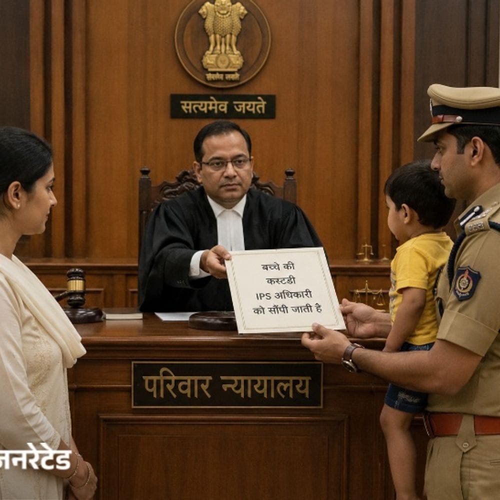साले के बेटे की कस्टडी IPS फूफा को मिली:माता-पिता ने कहा- रहने के बहाने बुलाया, अब लौटाने से मुकर गए