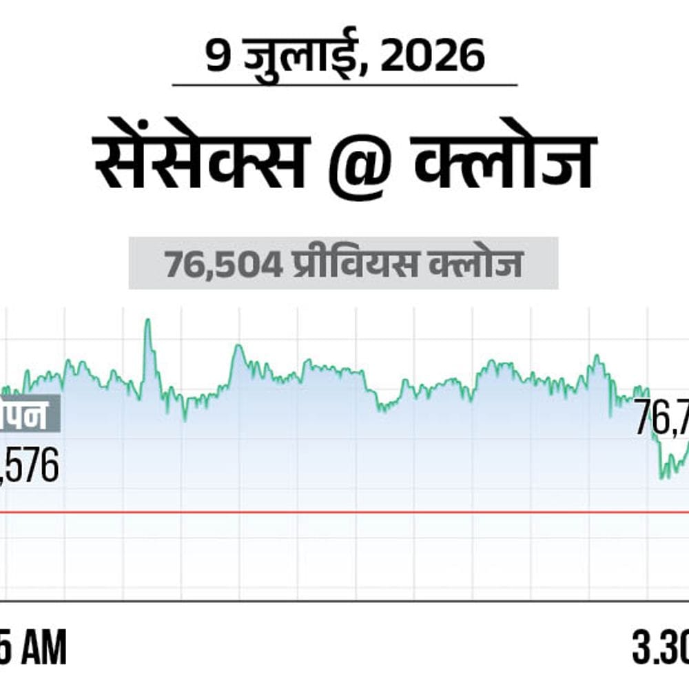 सेंसेक्स 238 अंक चढ़कर 76,742 पर बंद:निफ्टी में 81 अंक की बढ़त रही, रियल्टी और मीडिया शेयर्स में ज्यादा खरीदारी