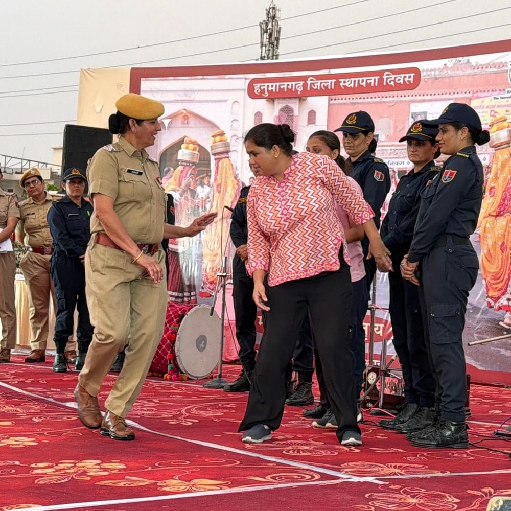 हनुमानगढ़ पुलिस का महिला सुरक्षा संकल्प: 38 महिलाओं का सम्मान:'सुरक्षित महिला, सशक्त समाज' का दिया संदेश
